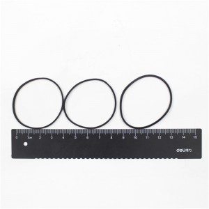 工場直販高弾性高弾力ブラックラバーバンド直径38mmのベジタブルストラップラバーリング