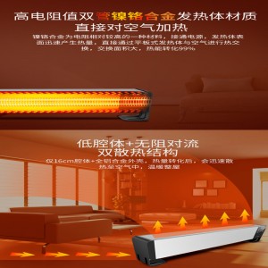 広く使用されている高品質の電動スリムファンベースボードヒーター