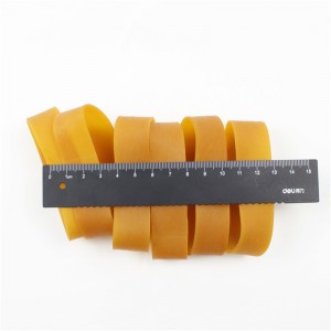 大規模な高弾性耐摩耗ラバーベルトと安全な、環境に優しいカニを結ぶためのゴムリングを広げる