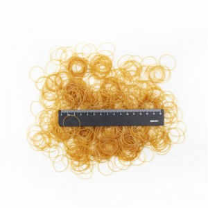 工場でカスタマイズされた無地の黄色の高弾性オフィス文化的および教育的な実用的な輪ゴム