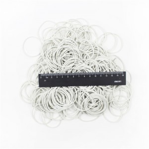 スポット卸売白高弾性アンチエイジング農業用輪ゴム安全と環境保護輪ゴム