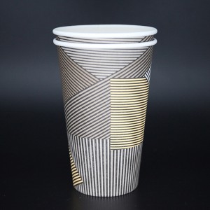使い捨てシングル壁紙コーヒーカップ