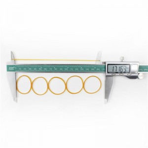 スポット卸売黄色透明従来の高弾性安全性と環境保護農業用輪ゴム