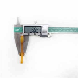 メーカーカスタマイズされた幅広の黄色の透明な高温耐性のシフトしない工業用輪ゴム