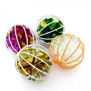 カラフルなアイアンベルボールを中空