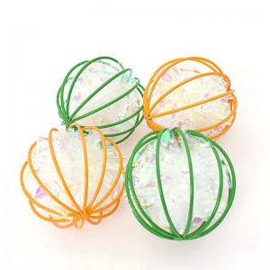 カラフルなアイアンベルボールを中空