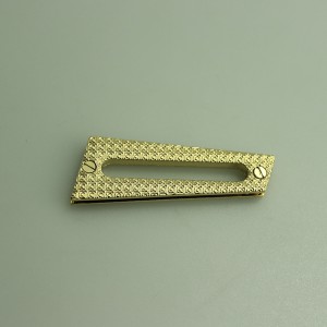 金メッキファッションバッグバックル、金属アクセサリー