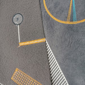 刺繍入りフランス布BNT6868