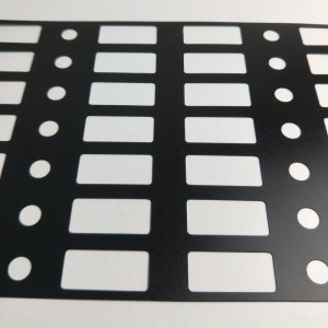 0.25絶縁シート炎難燃性PCガスケットブラックベンド加工卸売