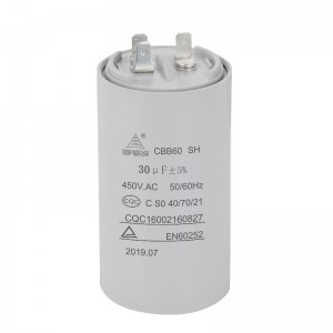 エアコン用CBB60コンデンサ30UF 450V SH