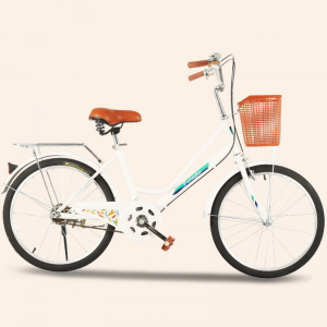 24 \\\\ \'\\\\\' 26インチ自転車の男性と女性の高カーボンシティ自転車とバスケット