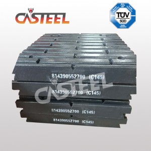 C145 .C150ジョークラッシャーのための高いマガネの採石場のジョープレート