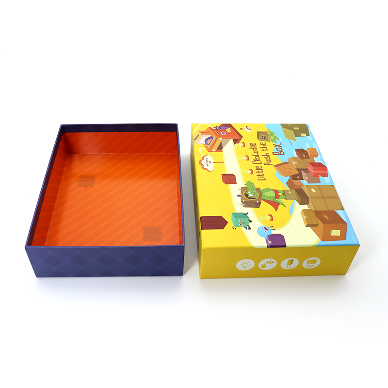 カスタムサイズとデザイン紙ジグソーパズルギフト包装段ボール硬質ボックス