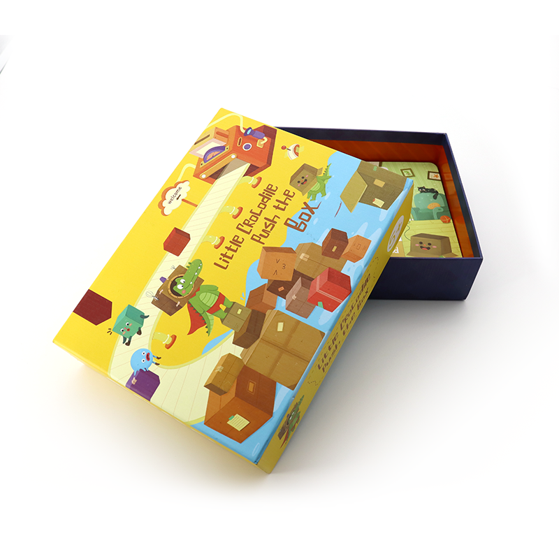 カスタムサイズとデザイン紙ジグソーパズルギフト包装段ボール硬質ボックス