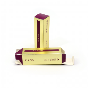 化粧品の折りたたみカートンリサイクル紙のギフトカスタムリップスティックマスカラネイルポーランドオイル包装箱