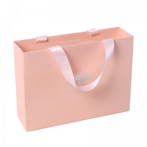 カスタマイズされたロープハンドリングショッピングバッグ衣料品包装袋