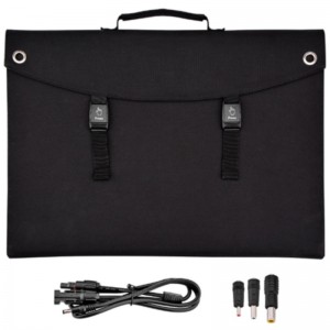 キャンプ携帯電話の充電のための携帯用折りたたみ太陽電池パネル充電器60W 18V