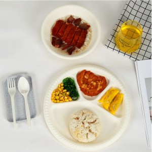 PLA材料堆肥化可能な使い捨て食品容器