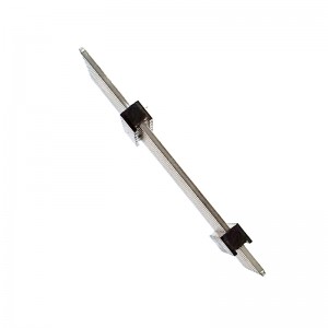 2.54mm 1×7p 180°ディップ単列二重プラスチックピンヘッダ3mm-13mm-6mm