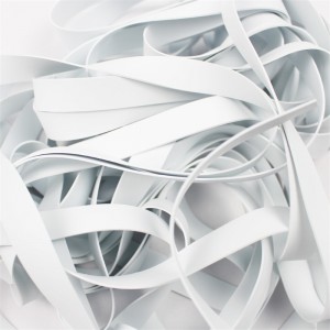 工場卸売ホワイト水着ラバーストラップマスク耳ストラップ弾性ストラップ