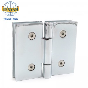 中国180度の亜鉛合金のシャワードアヒンジへのメーカーの高品質のガラス