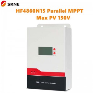 SRNE MPPT 60A 12V 24V 36V 48Vオートソーラーオフグリッドチャージレギュレータコントローラ最大150Vパネル入力並列コントローラHF4860N15