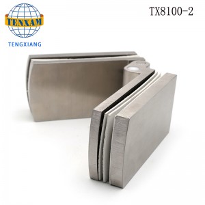 浴室ハードウェア頑丈な長い折りたたみ180度シャワードアガラスグラスフリーヒンジ