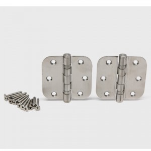 HN005 3.5インチステンレス鋼のインテリアドアヒンジ5/8インチ半径コーナー