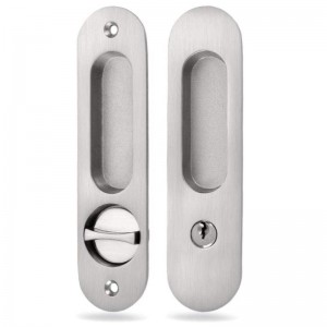 1701スライディングドアロック目に見えない凹部ハンドルラッチポケットドアロックスライドウッド家具ハードウェア