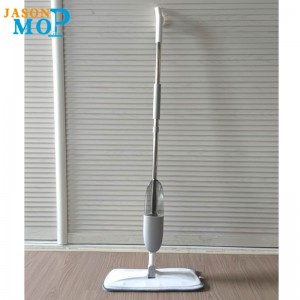 JASON 2020ステンレス鋼棒マイクロファイバークリーンフラットモップ付きの新しい水スプレーモップ