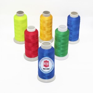 ポリエステル100％刺繍ミシン糸