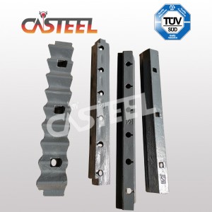 ORCA PE1000x 1200 JAWプレート3 PCSタイプOEMクラッシャー部品、サイドプレートおよびウェッジ