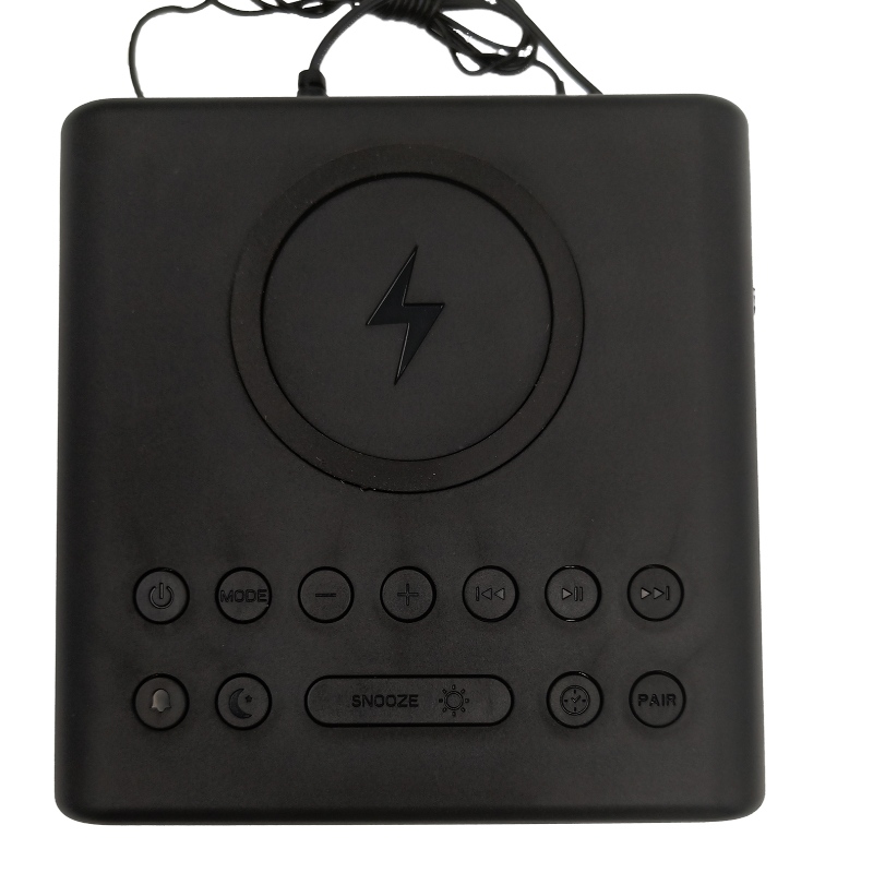 QIワイヤレス充電器付きFB-CR01 Bluetoothクロックラジオ