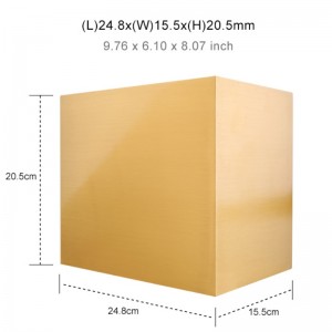 ブラシをかけられた銅の壷