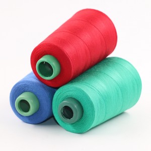 ジーンズTシャツとシャツポリエステル糸のための中国のミシン糸