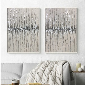 手作りの現代の抽象的な壁画リビングルームアート油絵