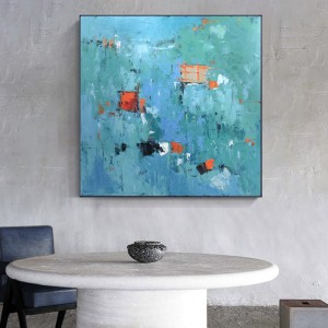 手描きの油絵スクエアキャンバス抽象的な描画家の装飾の家の装飾その他の絵画クアドロ
