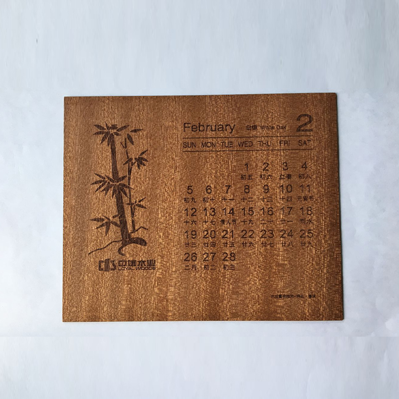 木製カレンダー