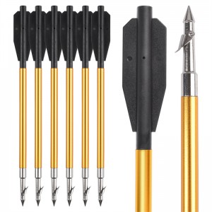 Elong Outher 110357-01 Crossbowのためのアルミニウム釣りボルトのHarpoonの鋼鉄点