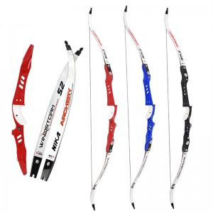 ニカアーチェリー68インチ弓が25インチマグネシウム合金ライザーがアーチェリーのために弓ターゲットの練習