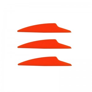 Nika Archery 170019アーチェリーのための2.5inch Dolphin TPU羽根矢印射撃