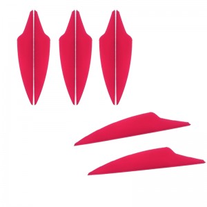 Nika Archery 170019アーチェリーのための2.5inch Dolphin TPU羽根矢印射撃