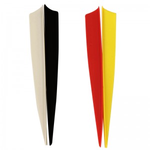 ニカアーチェリー170017アーチェリーのための5インチシールドTPUベーン矢射撃