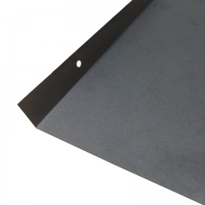ブラックPC絶縁シート、上カバー用難燃性絶縁シート、電池絶縁シートの折りやすい