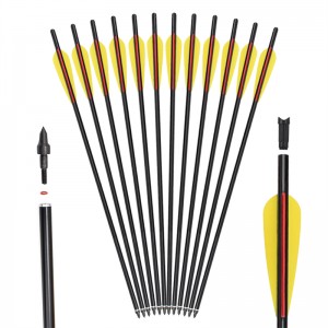 苦戦アウトドア116058から01 OD8.8mm 16インチアルミボルトTPUベーンアーチェリークロスボウ狩猟使い方