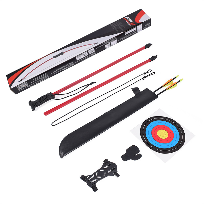 Nika Archery 210038 44Inch 15ポンドSplit YouthBow for Kids Archer屋外ターゲットの撮影と練習