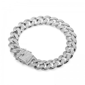 ワイヤーヒップホップはドリルブレスレットがいっぱいです