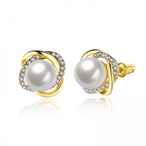 シンプルな気質イヤリングの韓国語版