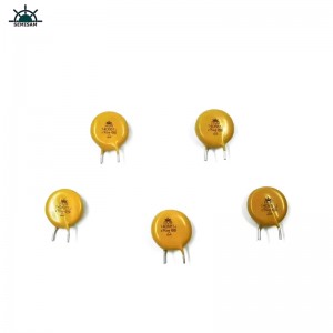 LEDライト用ODM低価格良好なサービス、黄色の高サージMOV 14mm HVR14D681K酸化亜鉛バリスタ