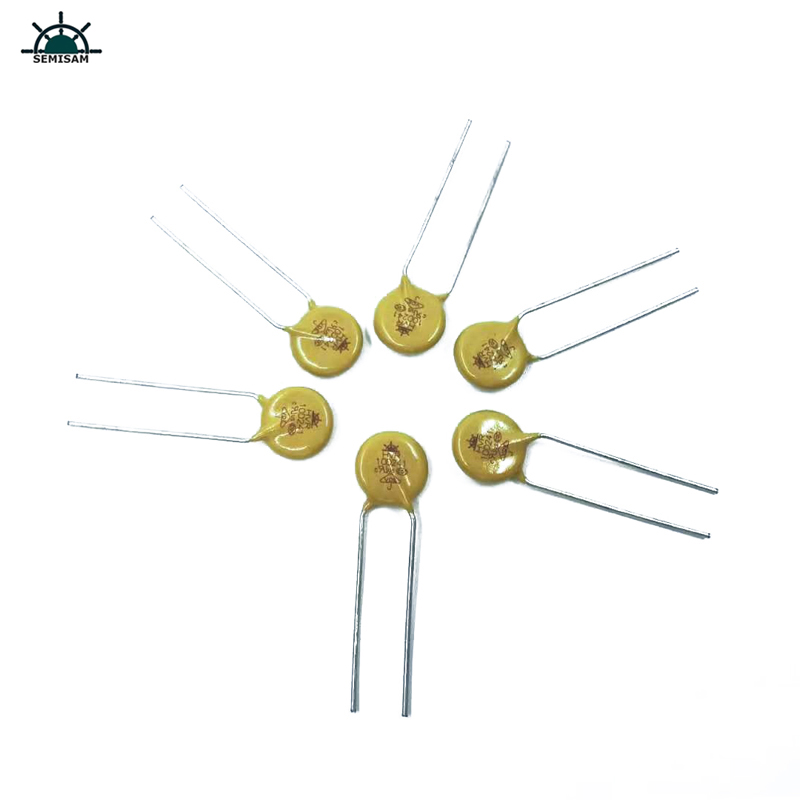中国抵抗器サプライヤー良質の黄色のシリコン10D241の直径10mmの金属酸化物のバリスタMOV PCBAのためのMOV